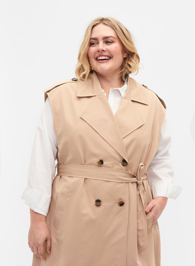 Dluga kamizelka z paskiem, Nomad, Model image number 2