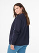 Bluza z okraglym dekoltem, Niebieskie, Model image number 2