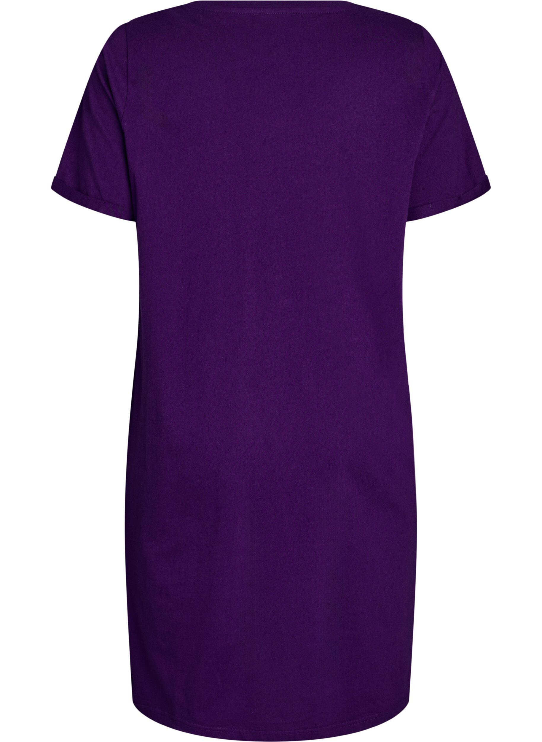 Zizzi Koszula nocna z kr&oacute;tkim rekawem, wykonana z bawelny organicznej, Niebieskie, Packshot image number 1