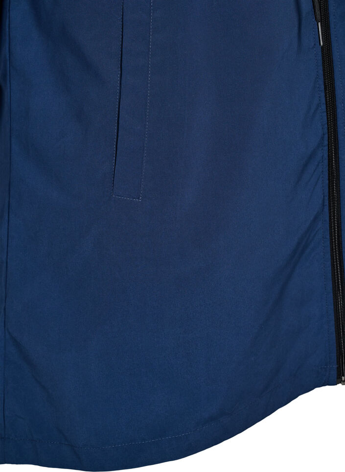 FLASH - Lekka kurtka z kapturem, Niebieskie, Packshot image number 3