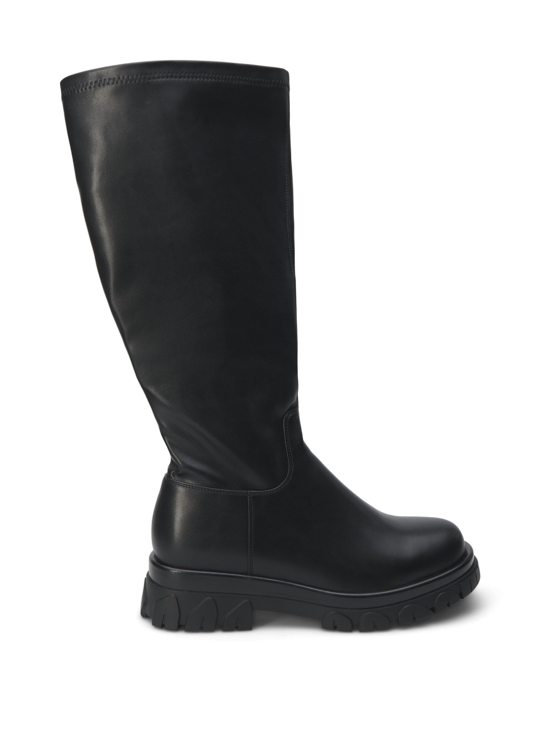 ZizziKozaki z dluga cholewka, Czarne, Packshot image number 0