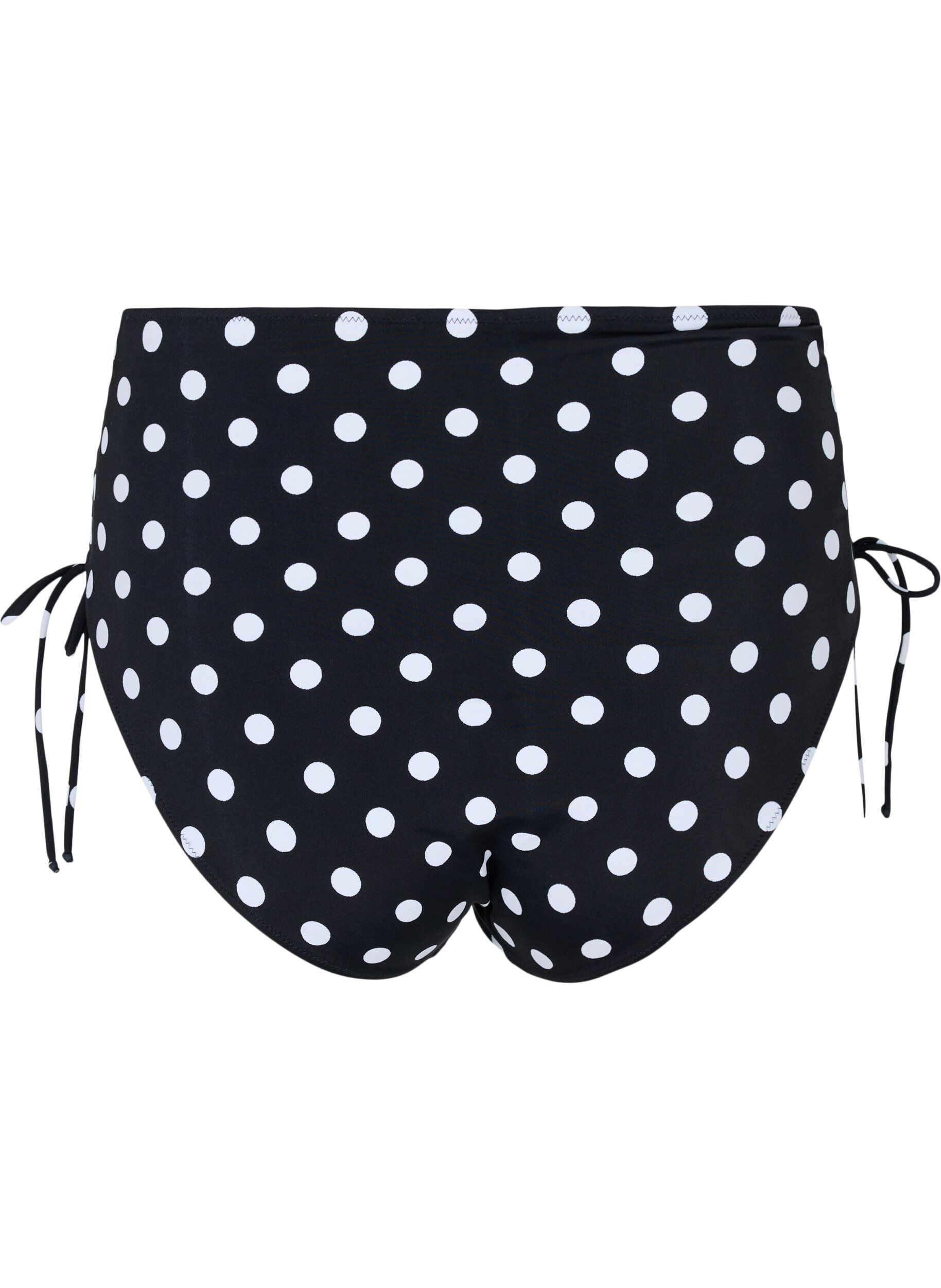 ZizziDoly bikini z nadrukiem i wysokim stanem, Dotted Print, Packshot image number 1