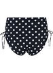 Doly bikini z nadrukiem i wysokim stanem, Dotted Print, Packshot image number 1