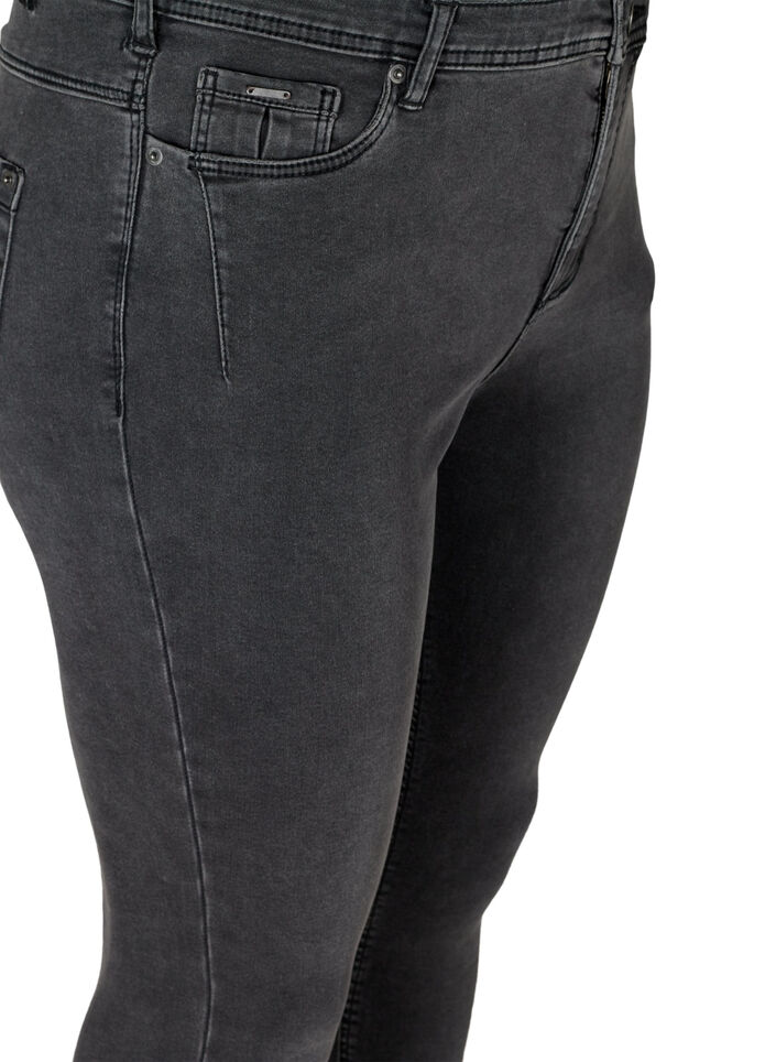 Jeansy Amy nad kostke z suwakiem, Szary, Packshot image number 2
