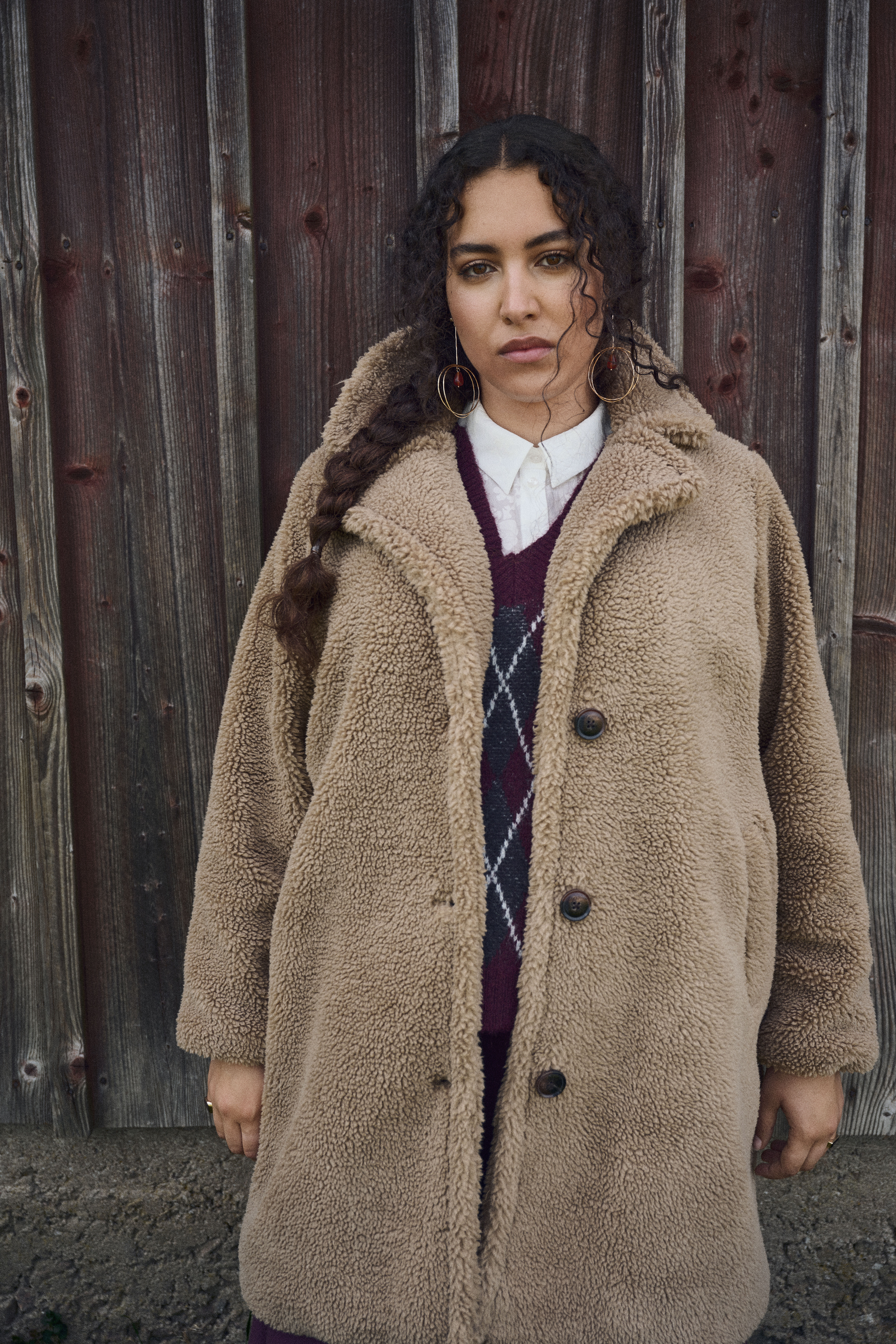 Zizzi Kamizelka i sp&oacute;dnica w kratę, , Model