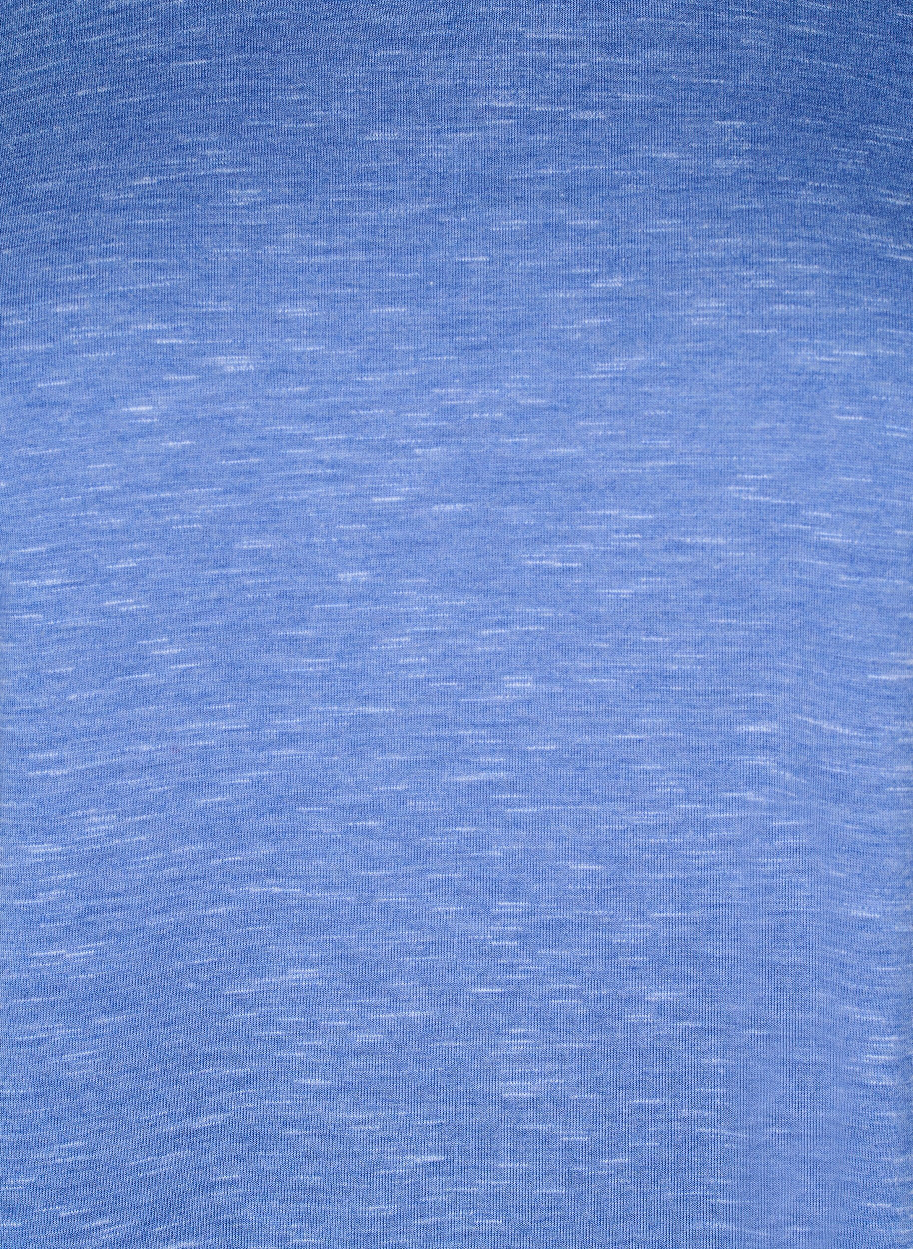 Zizzi Luzna koszulka treningowa z kr&oacute;tkim rekawem, Niebieskie, Packshot image number 2