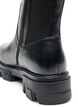 Buty Chelsea z grubejsza podeszwa i prazkowanymi panelami, Czarne, Packshot image number 4