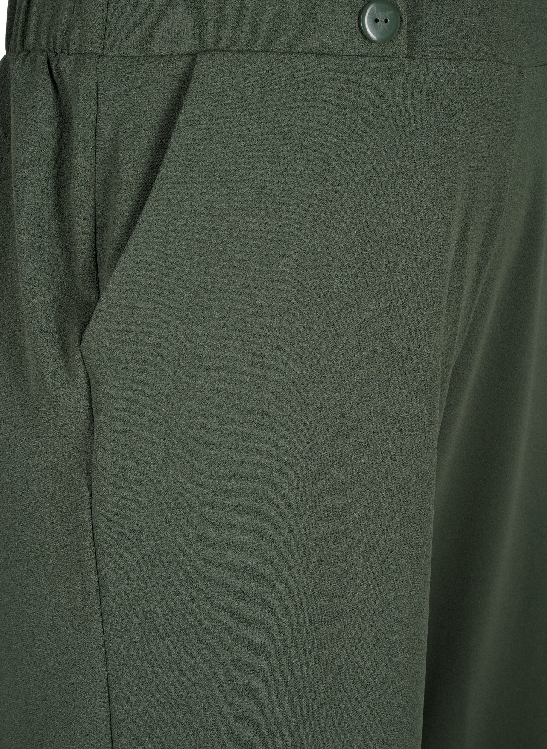 ZizziSpodnie 7/8 o luznym kroju, Zielony, Packshot image number 2