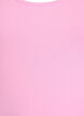 Podstawowy top bawelniany w jednolitym kolorze, R&oacute;żowy, Packshot image number 2