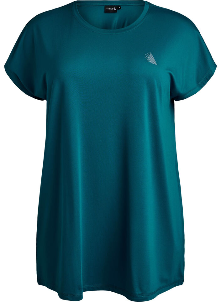 Dluga koszulka treningowa, Zielony, Packshot image number 0