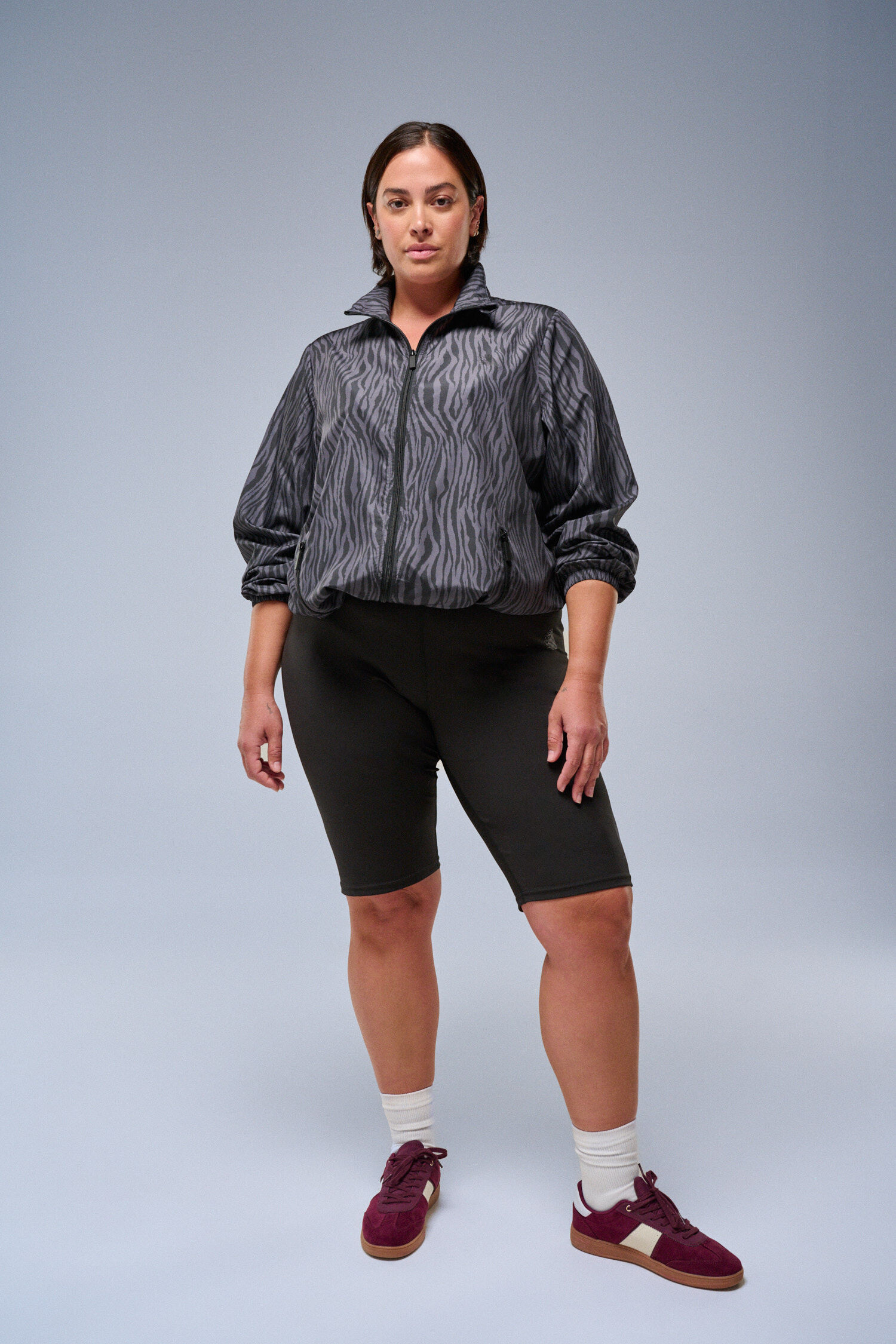 Zizzi Kurtka w szarą panterkę, , Model