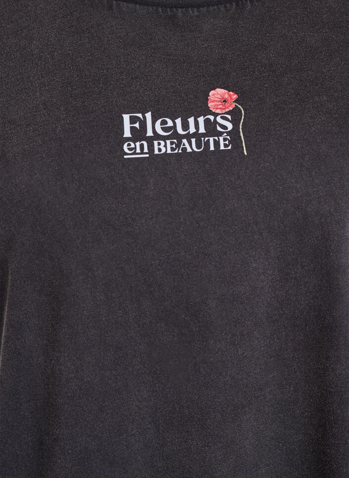 Koszulka bawelniana z nadrukiem z przodu i z tylu, 9991, Packshot image number 2