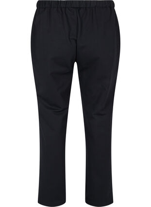 Klasyczne spodnie o szerokich nogawkach, Black, Packshot image number 1