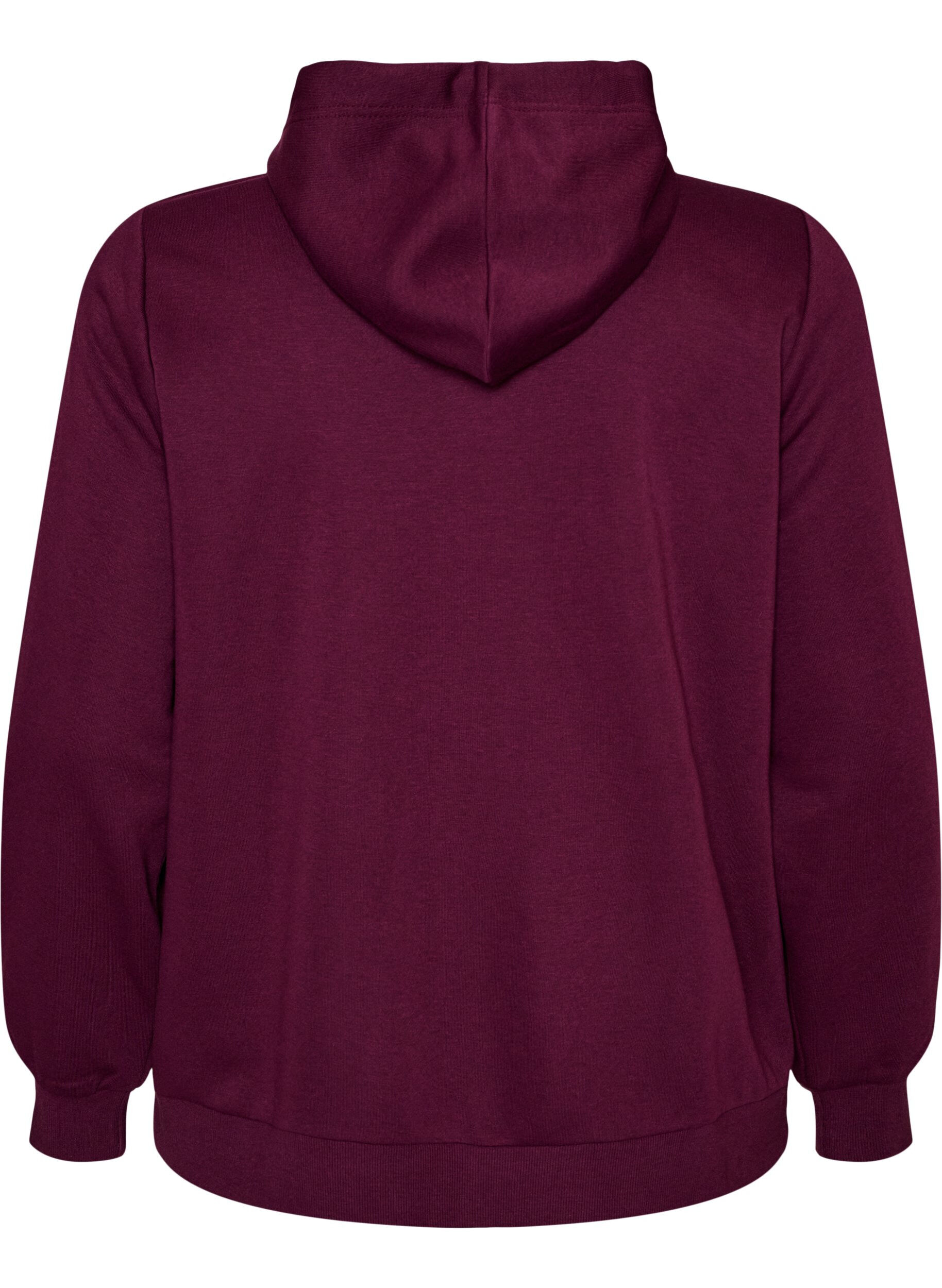 ZizziBluza z kapturem, zamkiem blyskawicznym i kieszeniami, Fioletowy, Packshot image number 1