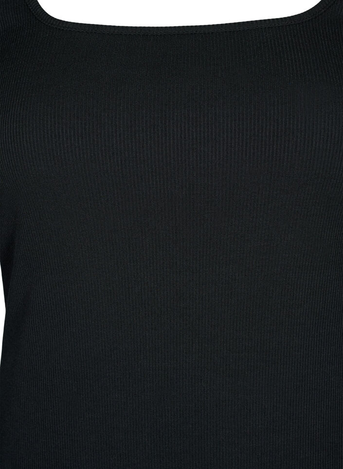 Dopasowana sukienka z dlugimi rekawami i rozcieciem, Black, Packshot image number 2