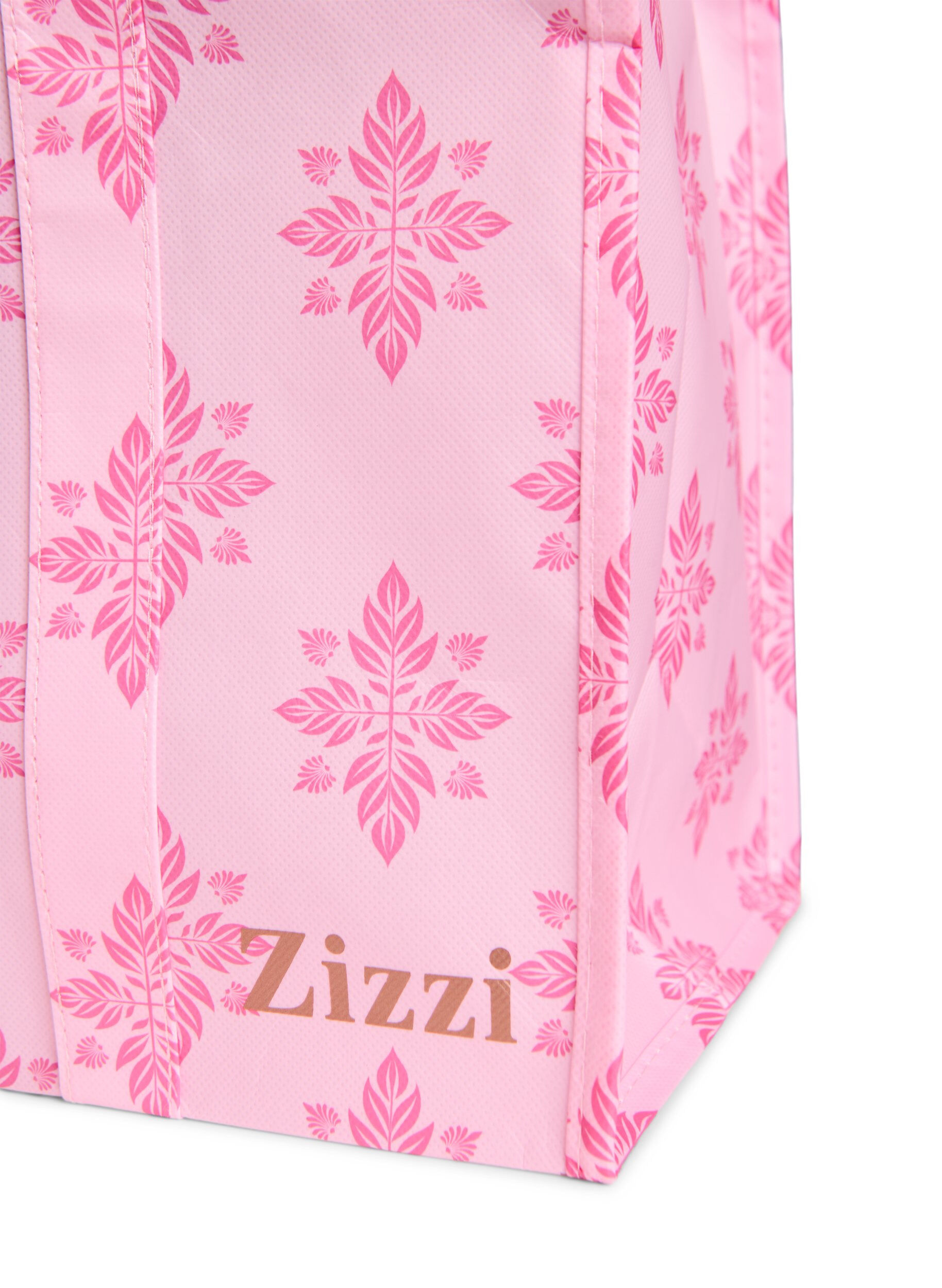 ZizziTorba na zakupy z suwakiem, R&oacute;żowy, Packshot image number 2