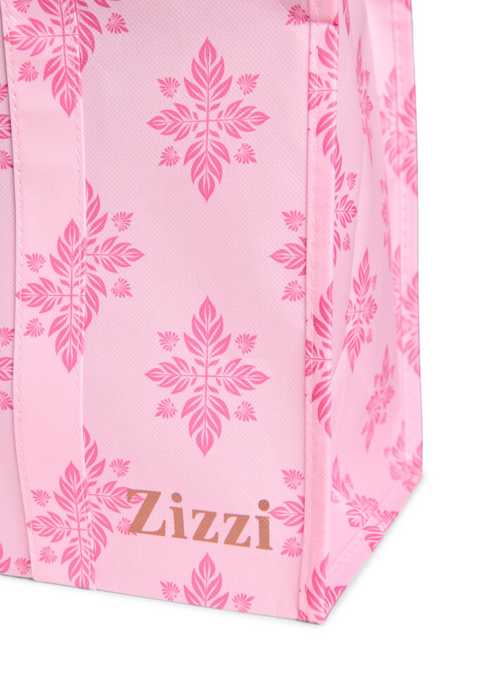 Torba na zakupy z suwakiem, R&oacute;żowy, Packshot image number 2