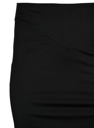 Dopasowana spódnica z suwakiem z boku, Black, Packshot image number 2
