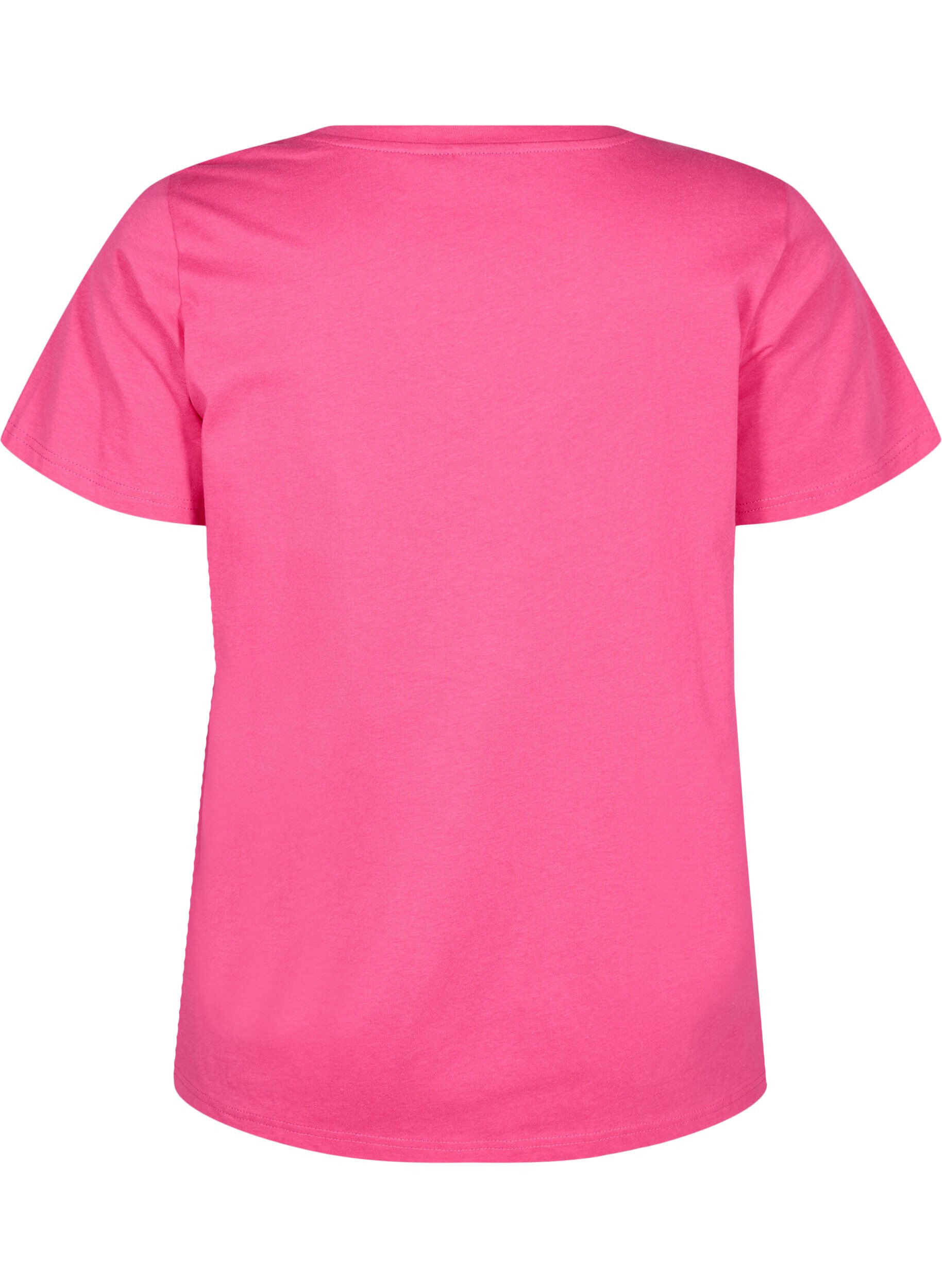 Zizzi Bawelniana koszulka z&nbsp;motywem, Raspb. w. Strawberry, Packshot image number 1