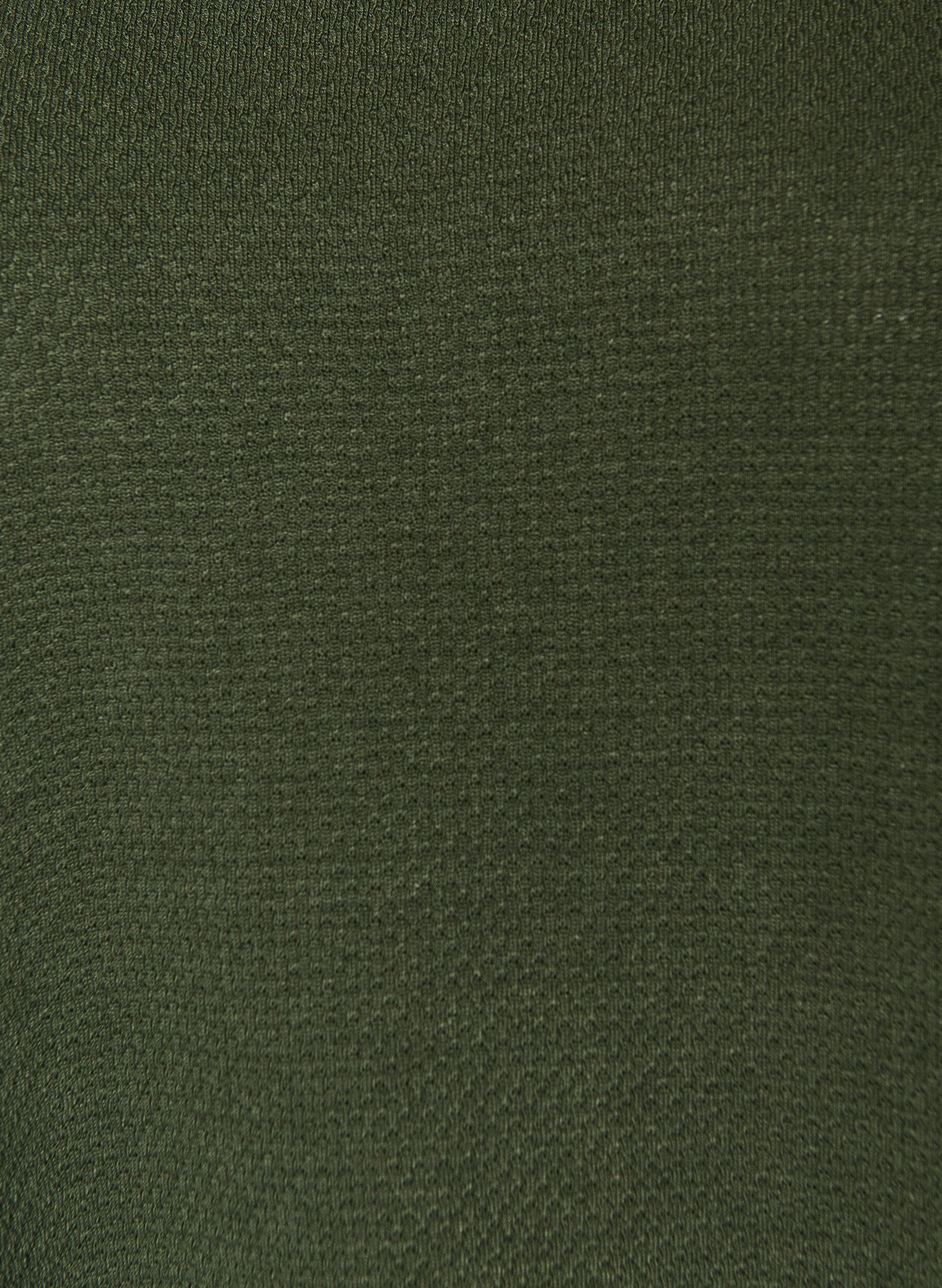 Zizzi Kr&oacute;tkiej, dzianej sukienki z okraglym dekoltem, Zielony, Packshot image number 2