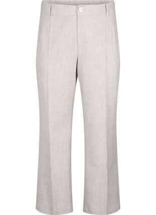 Melanzowe spodnie z gumka i guzikami, String, Packshot image number 0