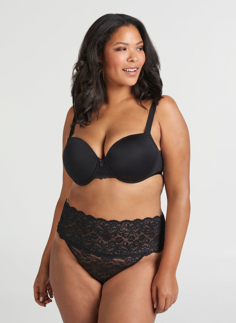 	 2-pack stringi, Czarne, Model image number 3