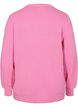 Long-sleeved knitted blouse in organic cotton, Wild Orchid, Packshot image number 1