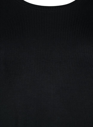 Wiskozowa sukienka midi z krótkimi rekawami, Black, Packshot image number 2