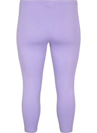 3/4-length wiskozowe legginsy w stylu basic, Violet Tulip, Packshot image number 1