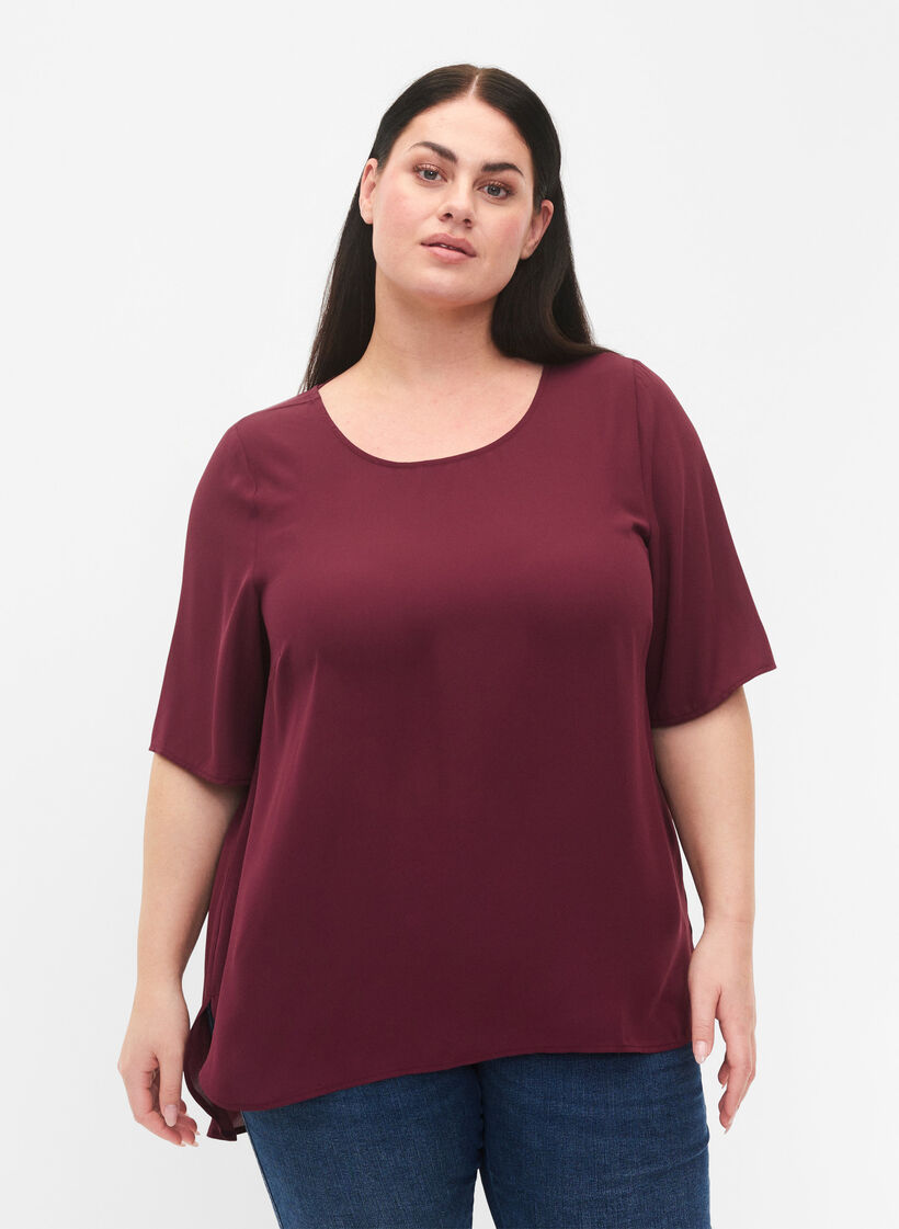 Bluzka z dekoltem na krzyz na plecach, Port Royal, Model image number 0