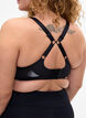 CORE, HIGH SUPPORT WIRE BRA – biustonosz sportowy z fiszbinami, Czarne, Model image number 3