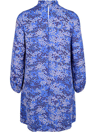 FLASH – sukienka z dlugim rekawem i nadrukiem, Dazzling Blue AOP, Packshot image number 1