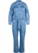 Kombinezon jeansowy z dlugim rekawem, Light Blue Denim, Packshot image number 0