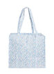 Torba na zakupy z suwakiem, Niebieskie, Packshot image number 0