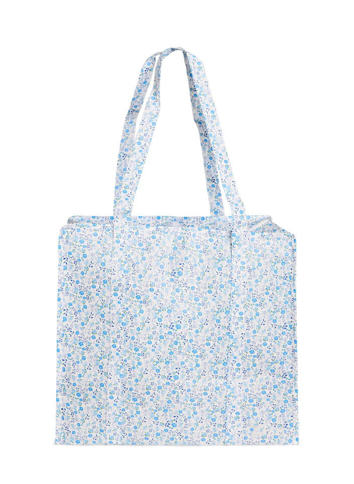Torba na zakupy z suwakiem, Niebieskie, Packshot image number 0