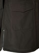 Hydrofobowa kurtka softshell z pikowana podszewka, Czarne, Packshot image number 1