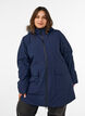 Nieprzemakalna parka z kapturem, Niebieskie, Model image number 0