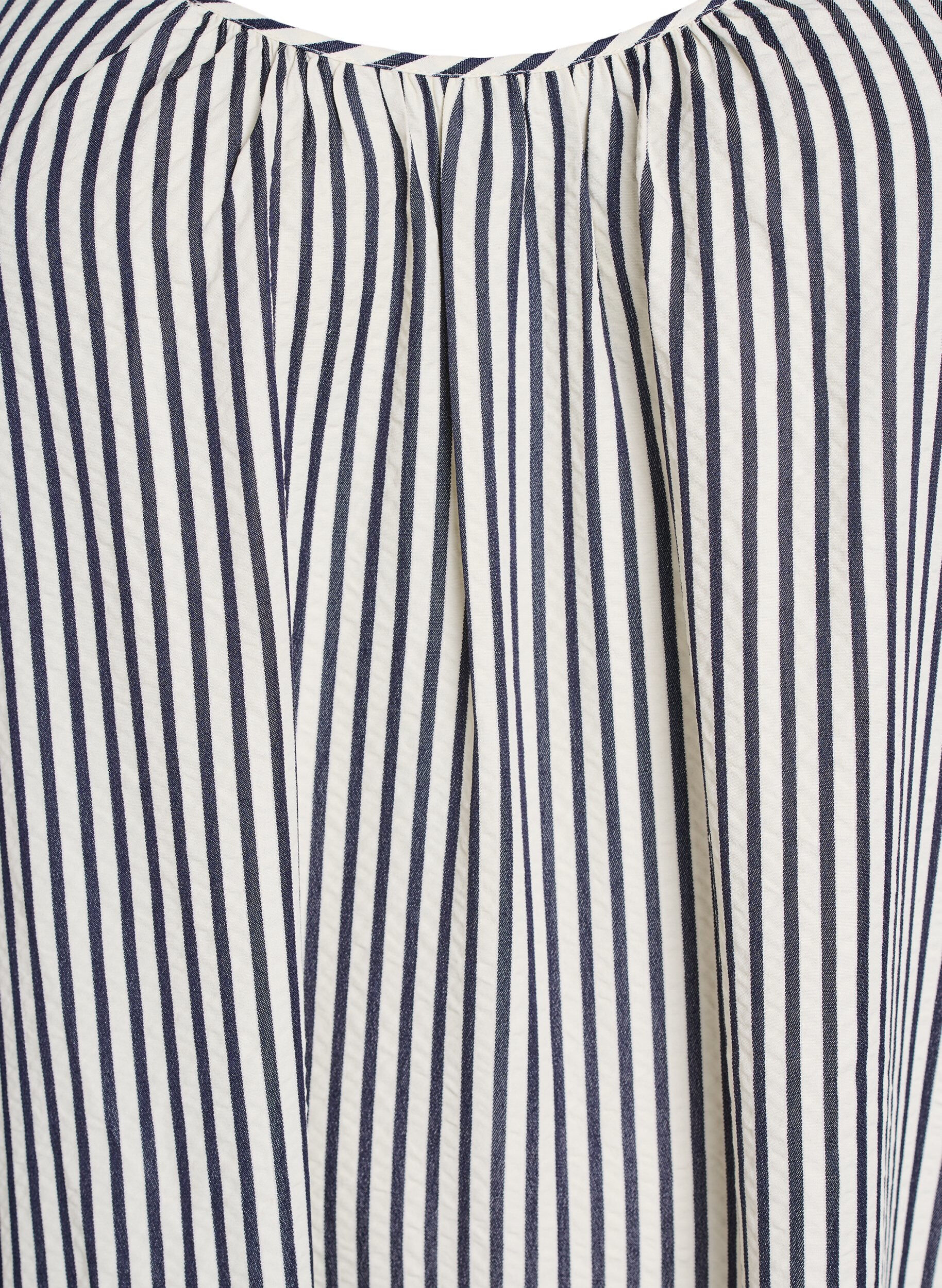 ZizziLetnia sukienka w paski o linii A, Czarne, Packshot image number 2