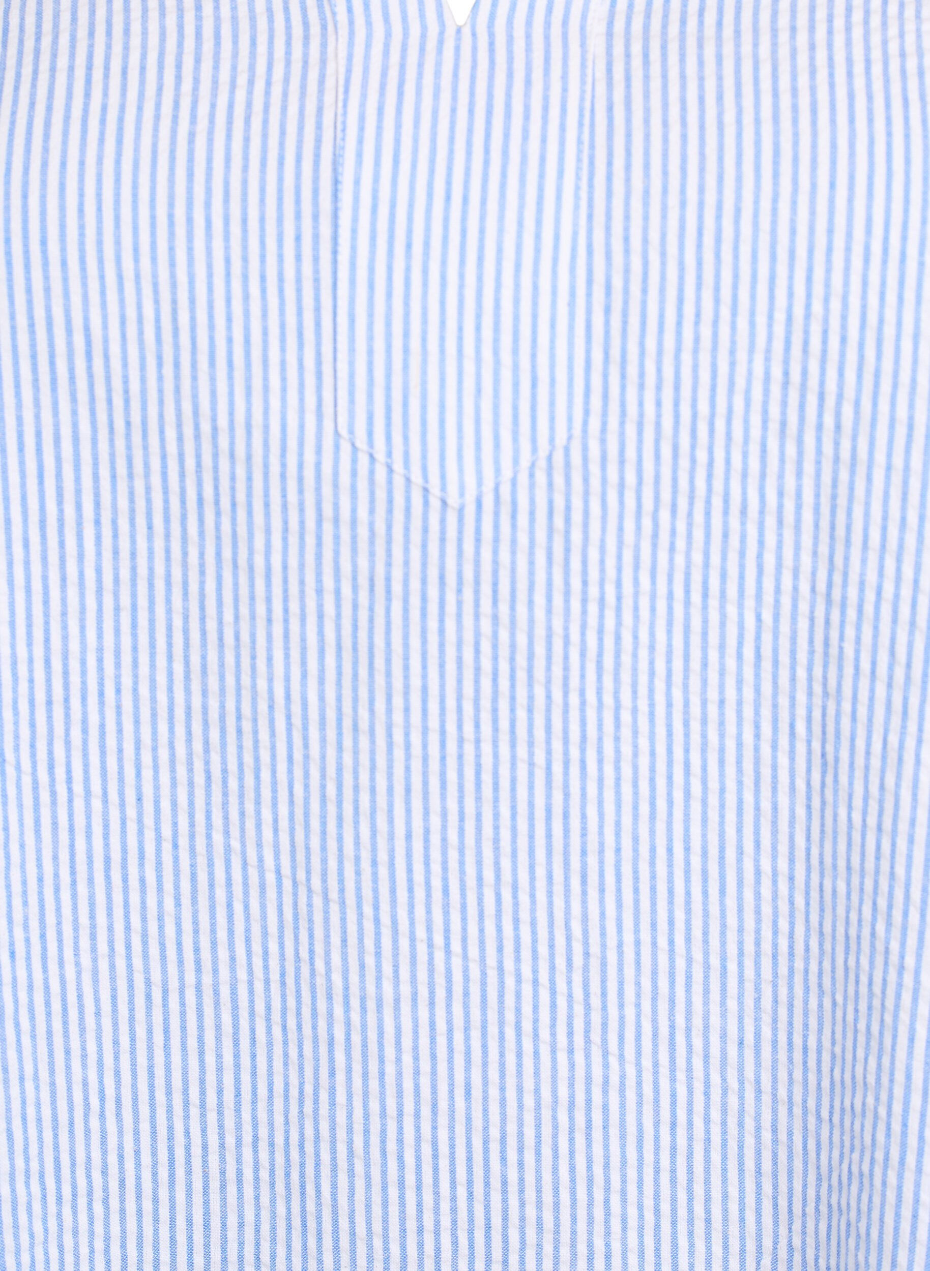 Zizzi Kr&oacute;tka sukienka w paski z falbanami, Niebieskie, Packshot image number 2