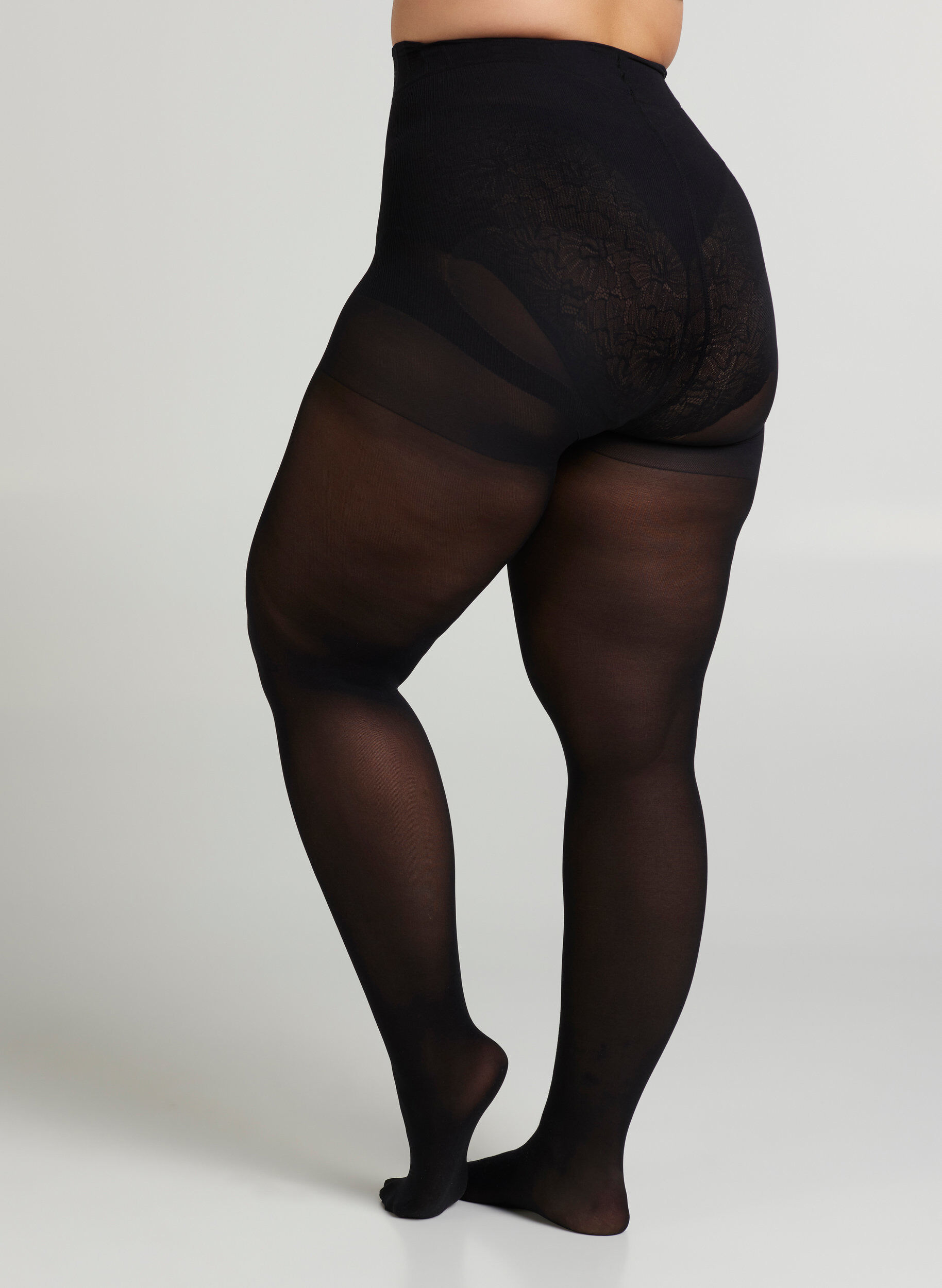ZizziModelujace sylwetke rajstopy 60 den z&nbsp;efektem push&nbsp;up, Czarne, Model image number 3