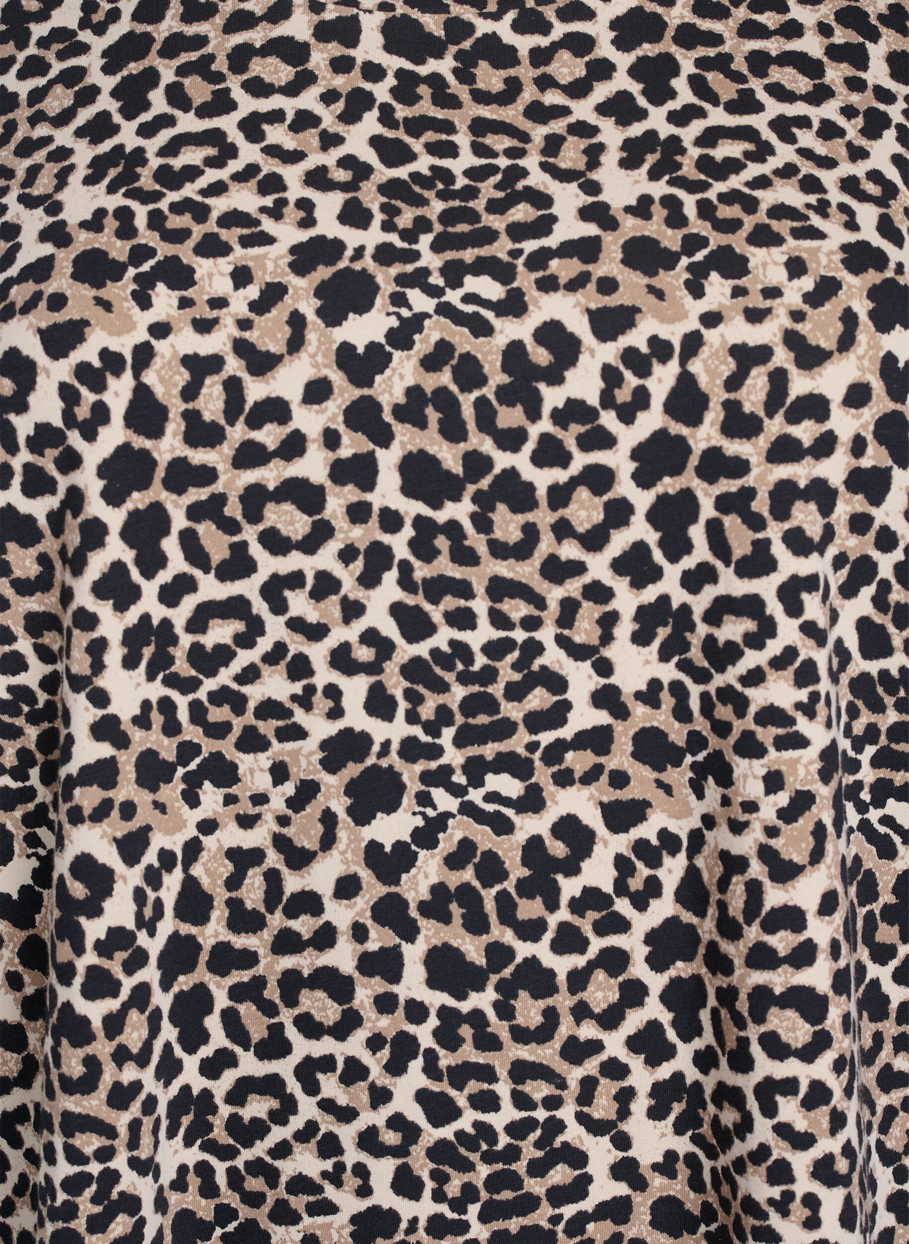 Zizzi Koszulka z okraglym dekoltem i nadrukiem na calej powierzchni, Brązowy, Packshot image number 2