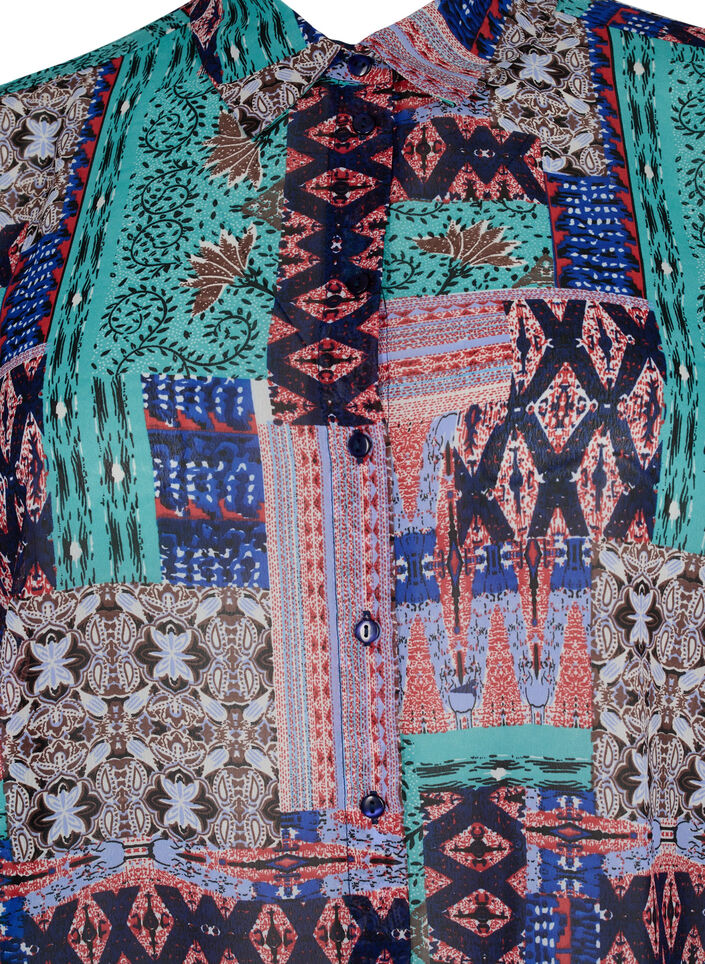 Flash – koszula w kwiaty z dlugim rekawem, Multi Ethnic , Packshot image number 2