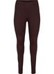 Legginsy z wiskozy w stylu basic, Brązowy, Packshot image number 0