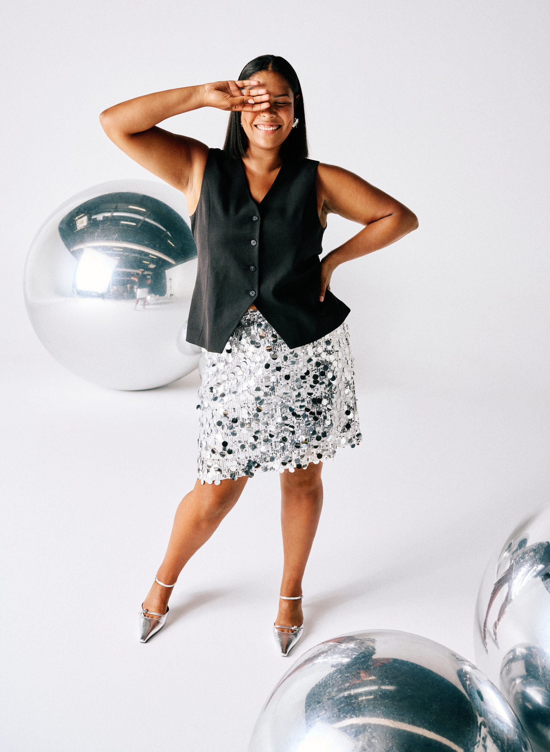 Zizzi Kamizelka zapinana na guziki, Czarne, Image image number 0