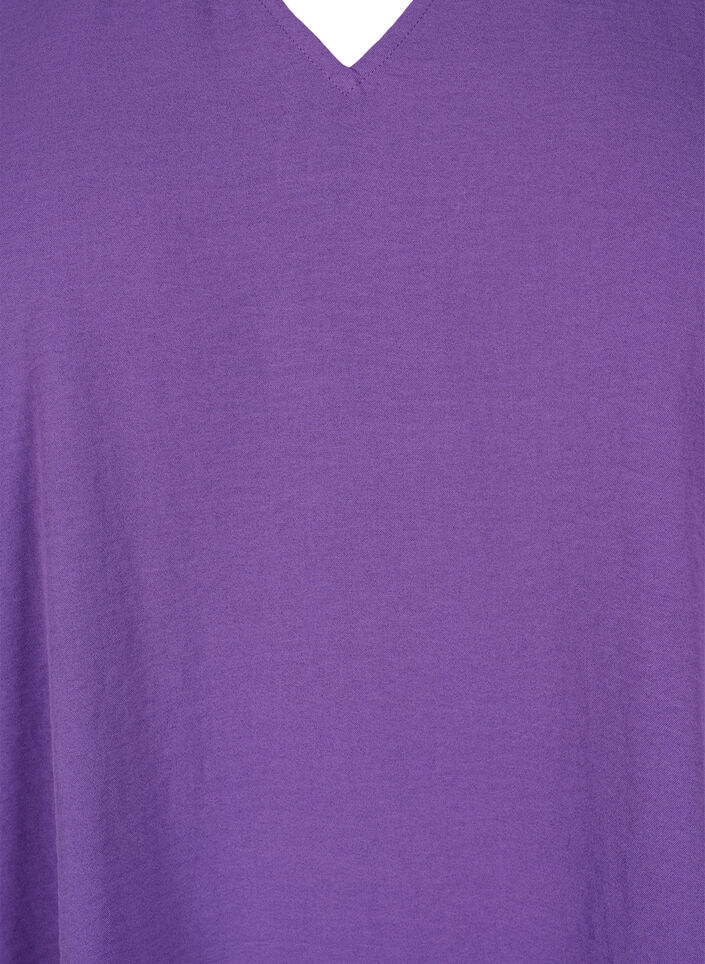 Bluzka z dekoltem w szpic i dlugimi rekawami, Pansy, Packshot image number 2