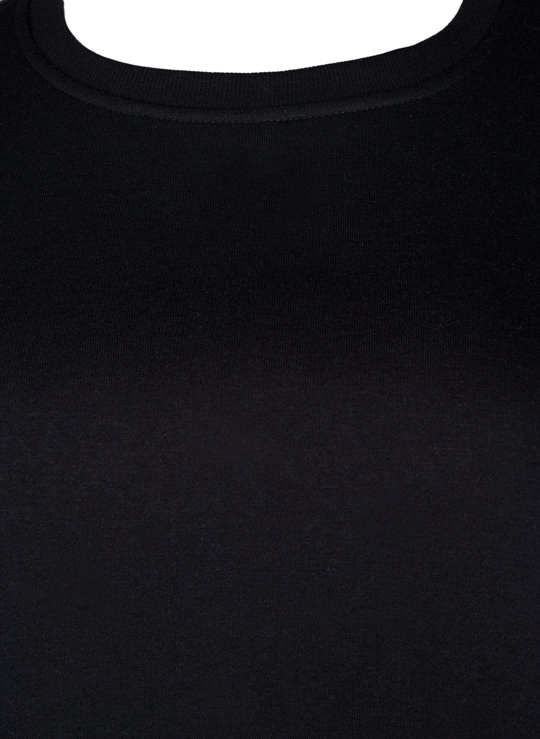 Zizzi Bluza z koralikami, Black, Packshot image number 2