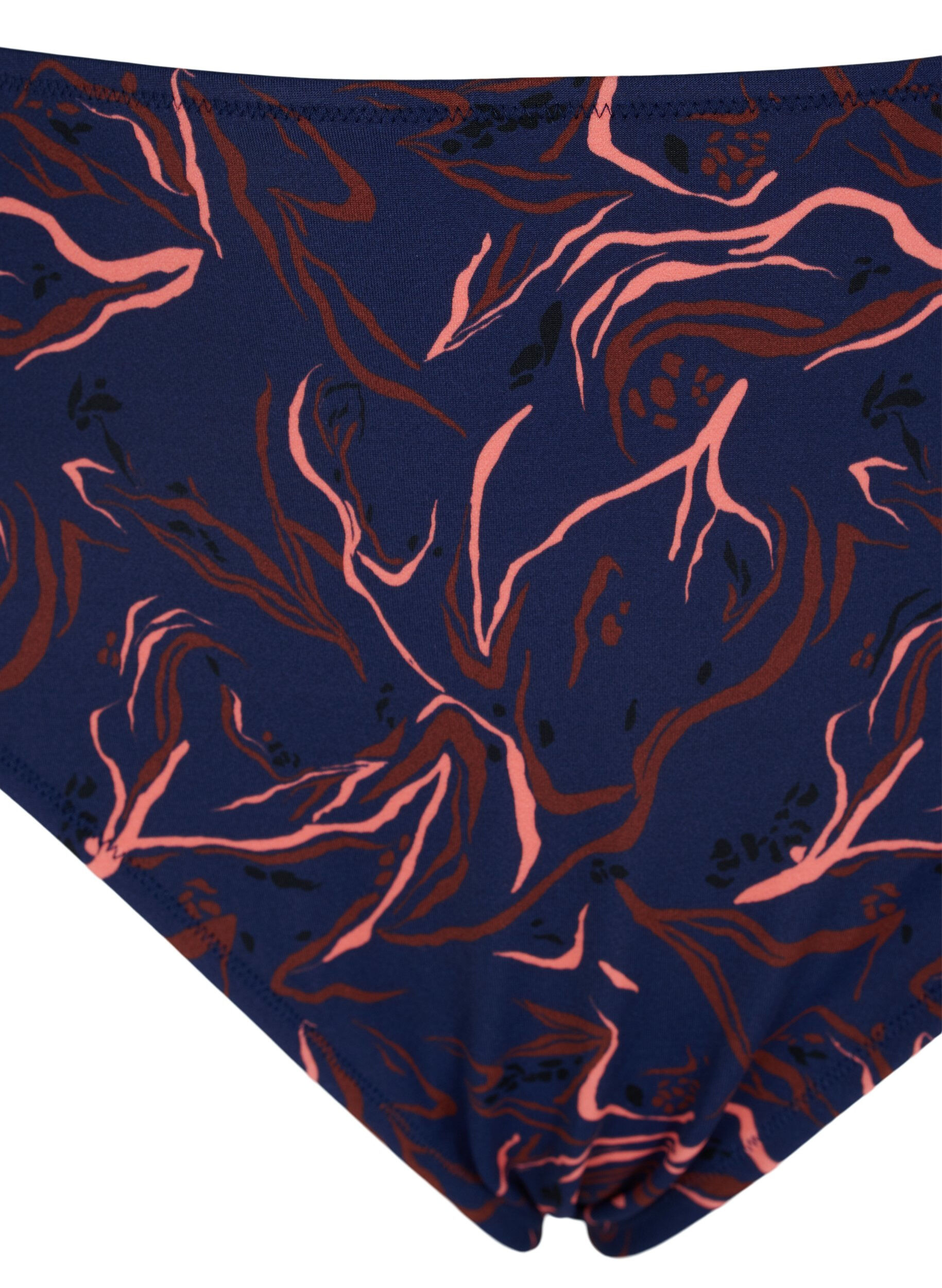 Zizzi D&oacute;l bikini z wysokim stanem i wysokim wycieciem w biodrach, Czarne, Packshot image number 2