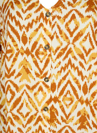 Wiskozowa bluzka z guzikami, Amber Green Tribe, Packshot image number 2