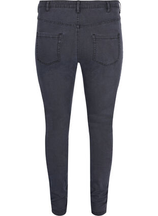 Bardzo waskie jeansy Amy z wysokim stanem, Grey Denim, Packshot image number 1