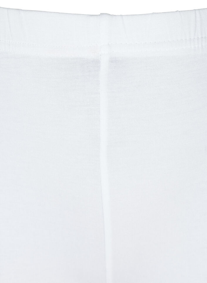 Szorty rowerowe z koronkowym wykonczeniem, Biały, Packshot image number 2